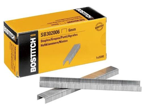 Bostitch Heftklammern SB 3020, 5000 Stk , Schenkellänge 6 mm