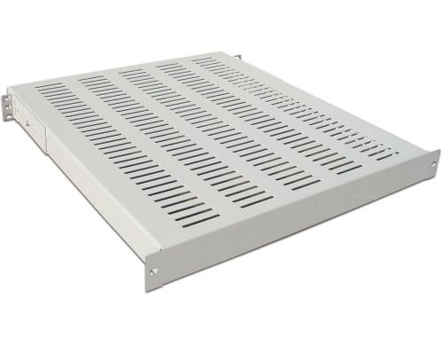 19 WIREWIN  1HE Schwerlastfachboden bis 100kg, Tiefe 600mm, grau