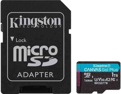 Canvas Go! Plus microSDXC Card 1TB UHS-I U3,les. 170MB/s,schr. 90MB/s