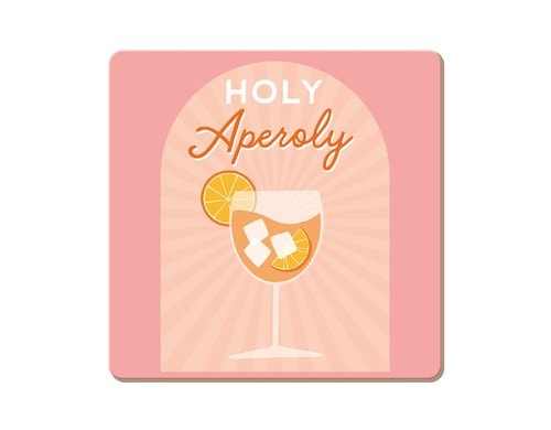 Grafik Werkstatt Korkuntersetzer Holy Aperoly