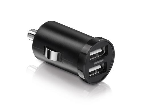 DeleyCON KFZ 12V - 2x USB Ladegerät, 5Volt Port1: 1.2Ampere, Port2: 1.2Ampere