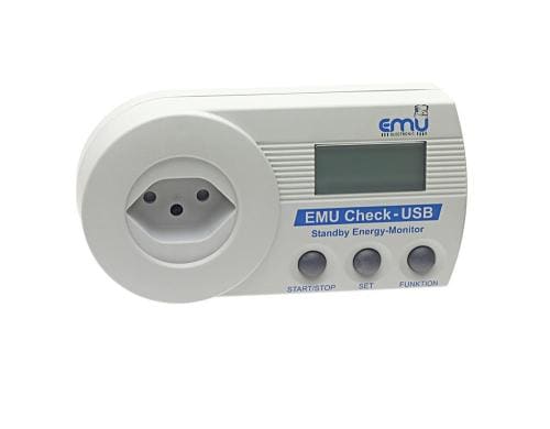 EMU Leistungsmessgerät Check USB, weiss mit Dattenlogger