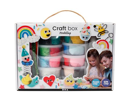Creativ Company Bastelset Foam/Silk Clay Schnellstart-Set