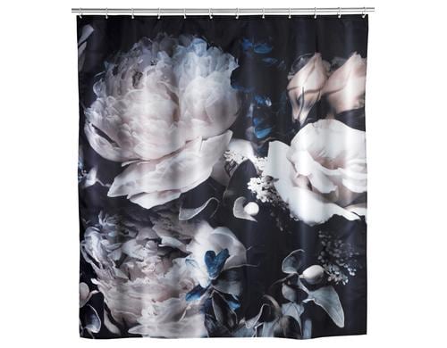 Wenko Duschvorhang Anti-Schimmel Grösse: 180x200, Polyester, Peony