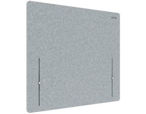 Leitz Ergo höhenverstellbare Tischtrennwand 80x70m, grau
