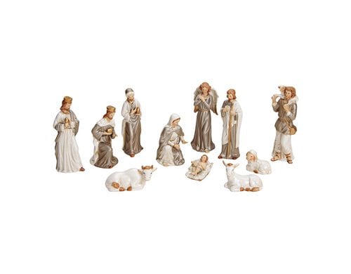 G. Wurm Krippenfiguren-Set Porzellan, 11 Stück