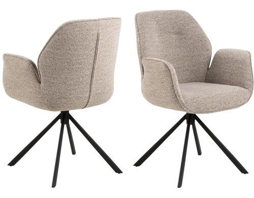 AC Design Esszimmerstuhl Aura Monza 1 Stück Monza fabric beige