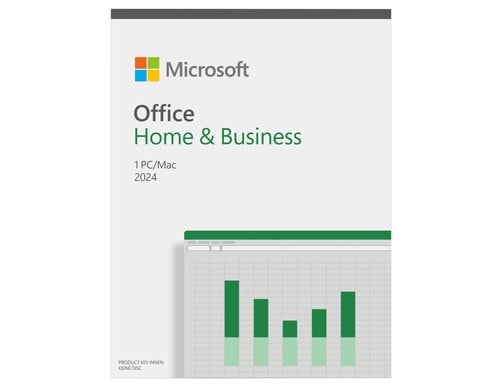 Microsoft Office 2024 Home & Business Product Key Card, Vollversion, englisch