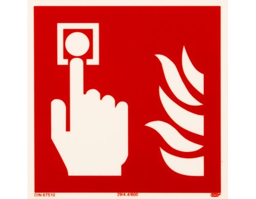 P.R.O. Brandmelder Piktogramm 150x150 mm