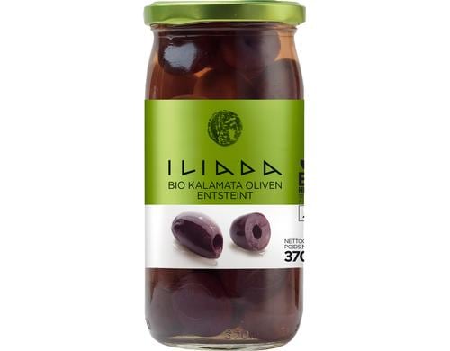 Golden Line Bio Kalamata Oliven entsteint, 370 g