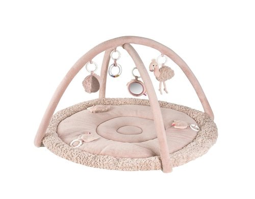 Fehn 3-D-Activity-Decke Flamingo Rose ab 0+ Monaten