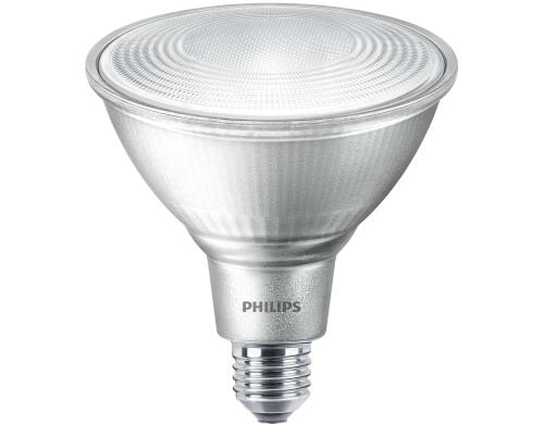 Philips LED Lampe 9W (60W) E27, PAR38, 750lm, 2700K, klar