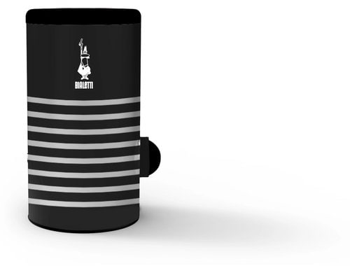 Bialetti Kaffeedose schwarz 11,5x10,5x20,5cm, 250g, schwarz