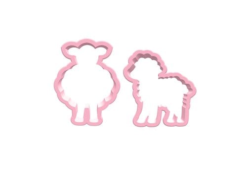 Backshop Ausstechformen Schaf & Lamm Set 2-teilig