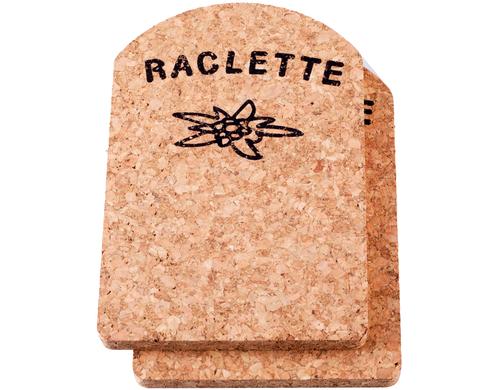 Nouvel Kork Racletteuntersetzer Set 2 Stück, braun