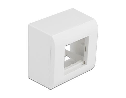 Delock Aufputzgehäuse für Easy 45 Module 82x82mm, weiss
