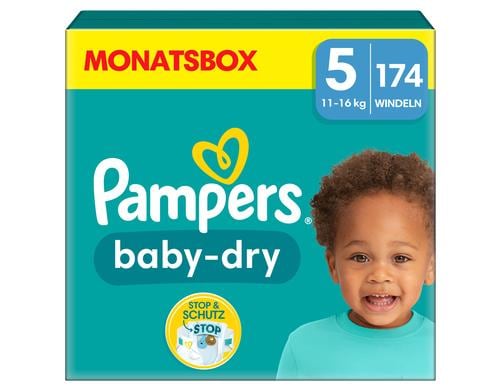Pampers Baby Dry Gr.5 Junior 11-16kg MonatsBox / 174 Stück