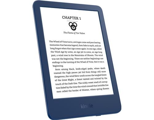 Amazon Kindle Touch 2022 16GB Wi-Fi 6, 300 ppi high-resolution display, blau