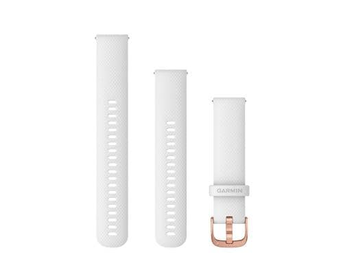 Garmin Schnellwechsel-Armband (20mm) Silicone, Rose Gold-White