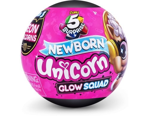 5 Surprise Newborn Unicorn Glow Squad Series 6 - Assortiert