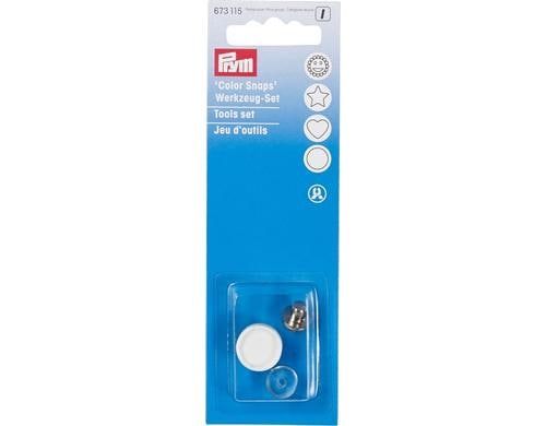 Prym Druckknopf Color Snaps, rund Werkzeug-Set