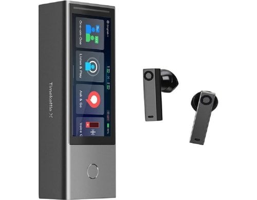 Timekettle X1 AI Echtzeit Übersetzer KI: 40 Sprachen & 93 Dialekte