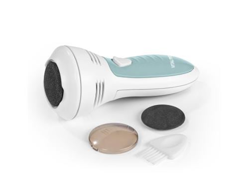 VITALmaxx Hornhautentferner 3-tlg. 6V weiß/türkis
