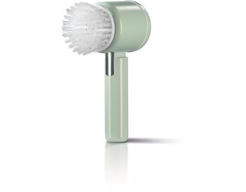 CLEANmaxx Akku-Reinigungsbürste 4-Teilig, 5V, mint, Max. 120 Min. Laufzeit,