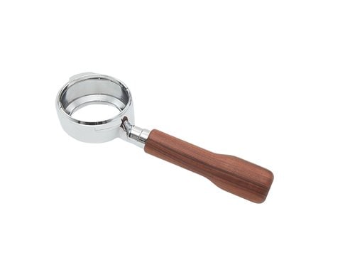 Bezzera Siebtraeger bodenlos Rosenholz Griff