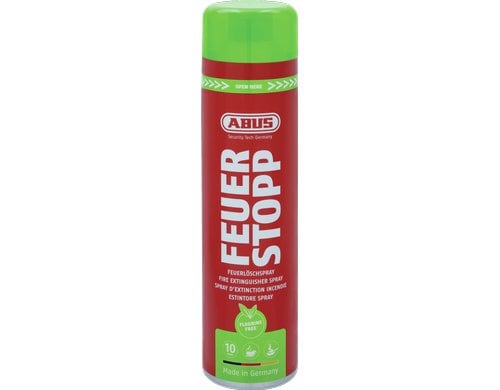 ABUS Feuerlöschspray flurofrei AFS625 Brandklasse A, F 700ml, 970g, Sprühweite 3m