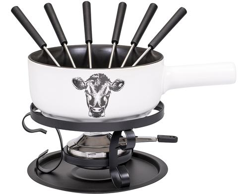 Kadastar Käsefondue-Set Kuh E22 Ø 22 cm, 9-teilig