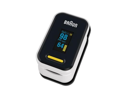 Braun Pulsoxymeter 1 YK-81CEU Messung von Sauerstoffsättigung und Puls