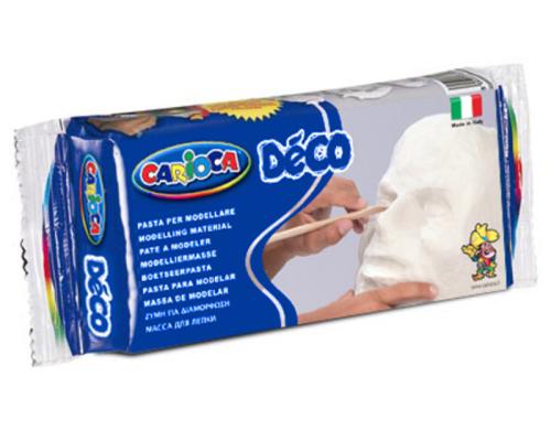 Carioca Modelliermasse Déco weiss 500g