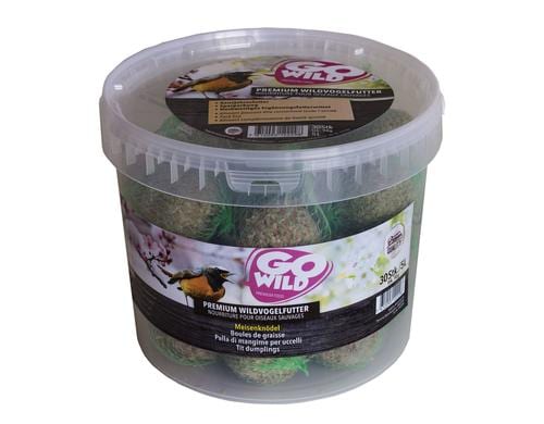 GoWild Premium Meisenknödel 30 Stk. 5 Liter Kübel