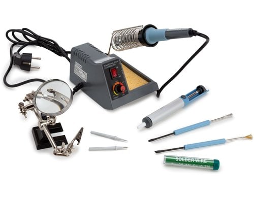 Set mit Lötstation mit Temperaturregelung 40-48 W - 150-480°C