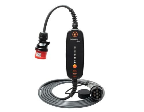 EV Buddy 11 kW mobiler Lader Typ 2 Stecker Smart, WLAN, 6.5m