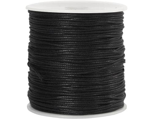 Creativ Company Baumwollkordel 100 m D:1 mm, schwarz, 100 m