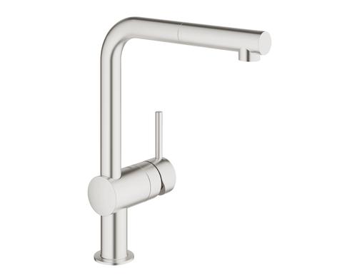 GROHE Minta OHM sink L-spout extr.mou. chrom
