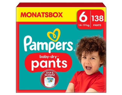 Pampers Baby Dry Pants Gr.6 Extra Large 14-19kg MonatsBox / 138 Stück