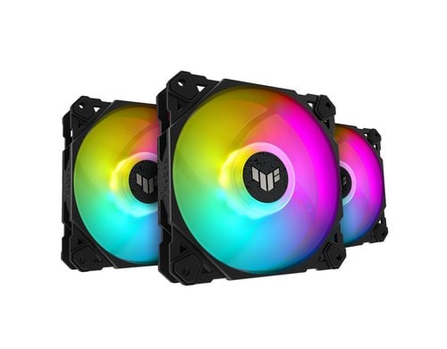 ASUS TUF GAMING TF120 FAN ARGB 3IN1 HUB BLK 120x120x25mm, PWM, 1900rpm, max. 29 dB