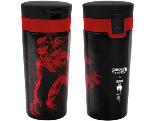 Bialetti Stranger Things Thermosbecher schwarz/rot 300ml