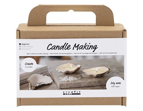 Creativ Company Bastelset Kerzen giessen Austernschale