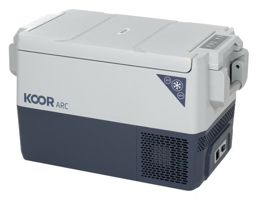 KOOR Kompressorkühlbox ARC2 30 L blau-grau, 30 Liter mit neuem Griff