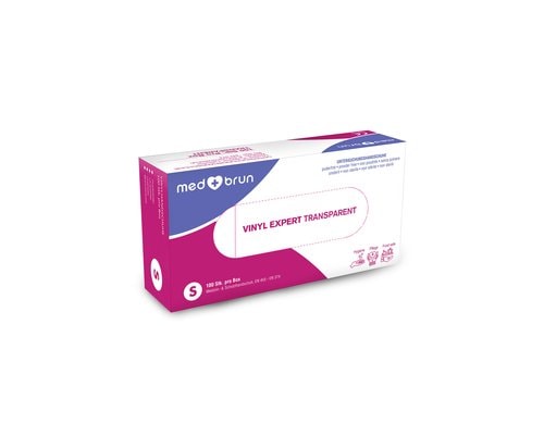 MEDBRUN Vinyl Handsch. Expert Transparent GR. S