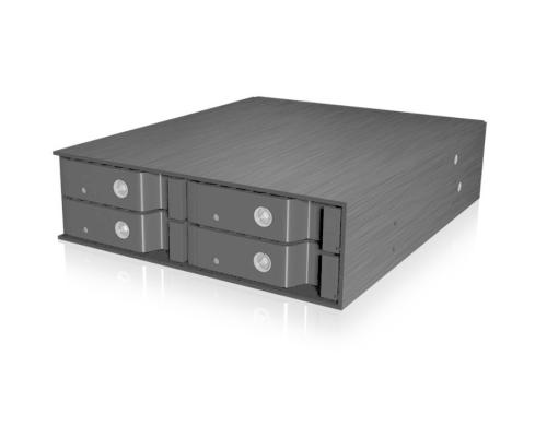 ICY Box Backplane 2.5 IB-2240SSK Alu-backplane im Formaf, für 3 SATA/SAS-HDD