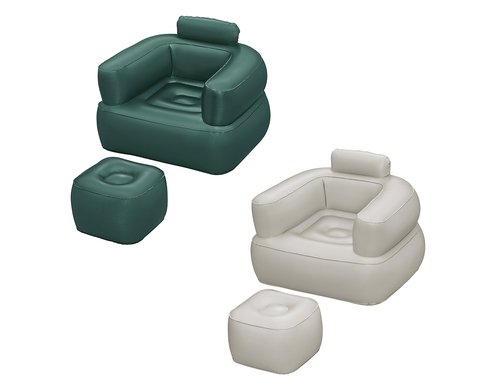 BestwayaufblasbarerSesselLounger,assortiert 107x99x80 cm, inkl. Flickzeug