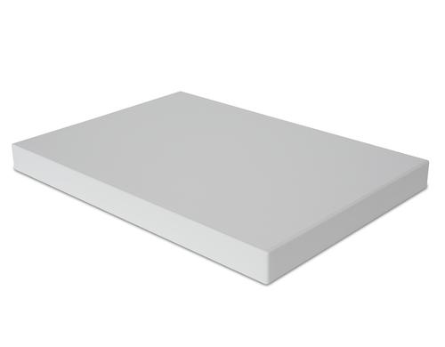 Actiforce Tischplatte 670x1380 x 25mm weiss, ABS Kante in Plattenfarbe