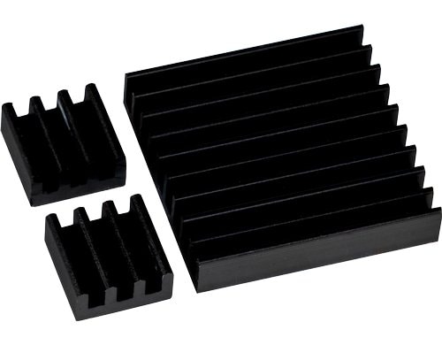 jOY-it RB-HEATSINK-B Kühlkörperset Schwarz - für Einplatinencomputer