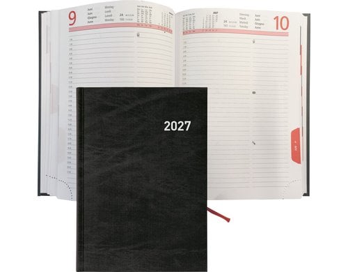 Biella Geschäftsagenda 2027 Registra 14.5 x 20.5 cm, 420 Seiten, 1 Tag pro S.