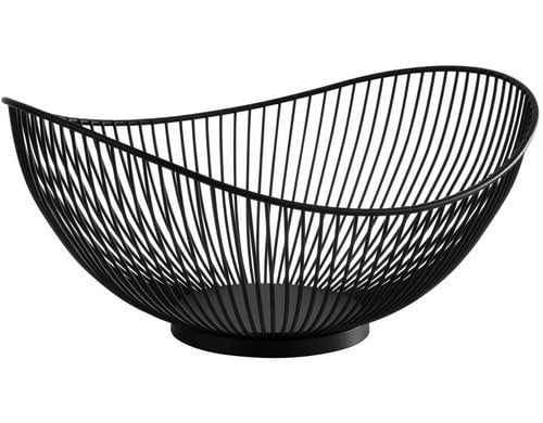 APS Früchtekorb SVART 29.5 x 25.5 x 13.5 cm, Schwarz